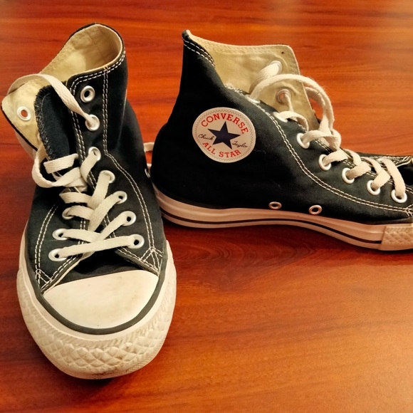 Converse All-Star Black Sz. 4 Mens. - Picture 3 of 9